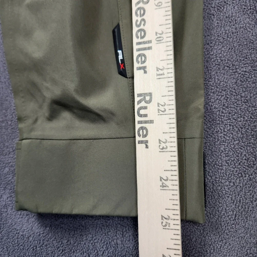RLX Ralph Lauren Wading Jacket‎ Mens Medium Olive Green Water Repellent Hooded